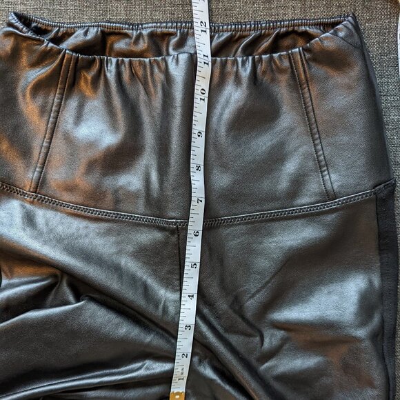 Wilfred Free Faux Leather Front Panel Pull On Leggings - Picture 6 of 8